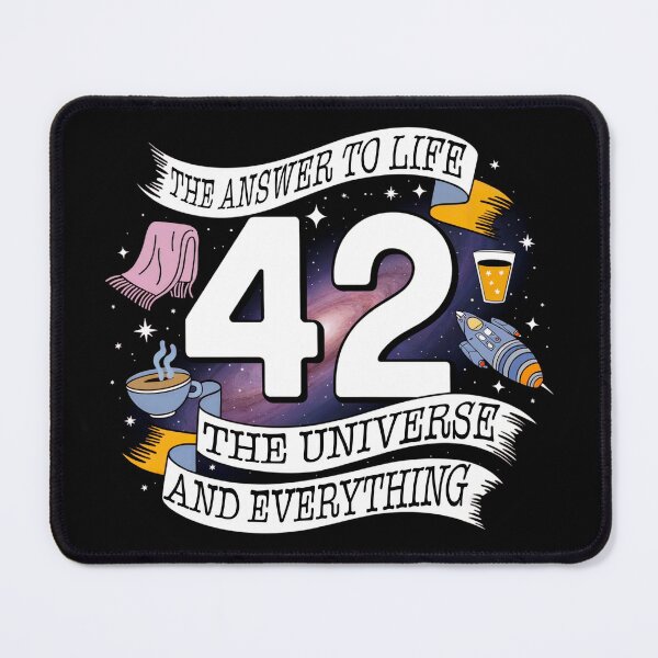 Item preview, 42 The Answer to Life Shirt – Funny Sci-Fi Geek Tee Inspired by Hitchhiker’s Guide designed and sold by HellaDopeOrca.