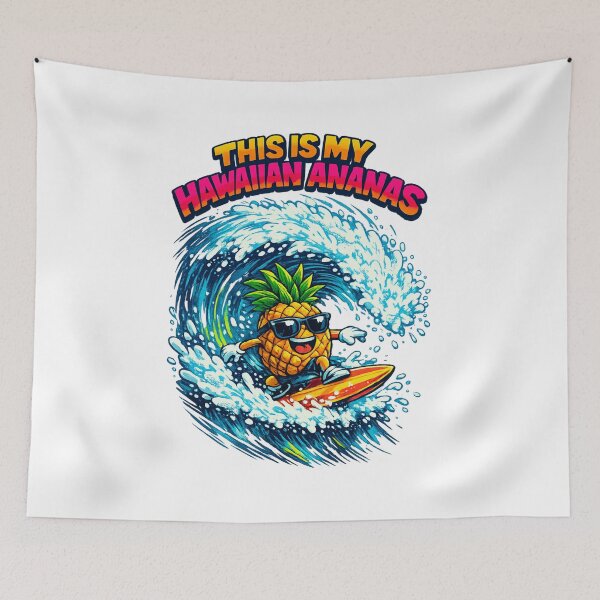Item preview, This Is My Hawaiian Pineapple designed and sold by LuveraxArt.