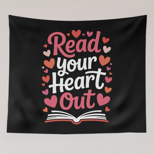 Item preview, Read Your Heart Out Valentines Day Book And Reading Lovers designed and sold by HellD3vil-Art.
