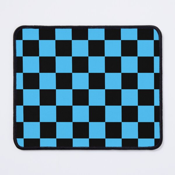 Item preview, Black and Blue Checkerboard Pattern  - Bold Retro Arcade Vibes designed and sold by Lainey1978.