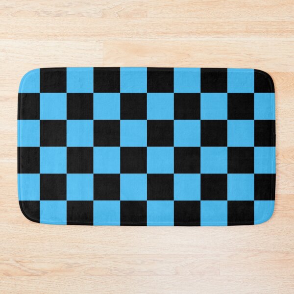 Item preview, Black and Blue Checkerboard Pattern  - Bold Retro Arcade Vibes designed and sold by Lainey1978.