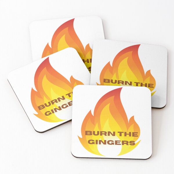 Item preview, Burn The Gingers Funny Sticker designed and sold by For-The-Fans.