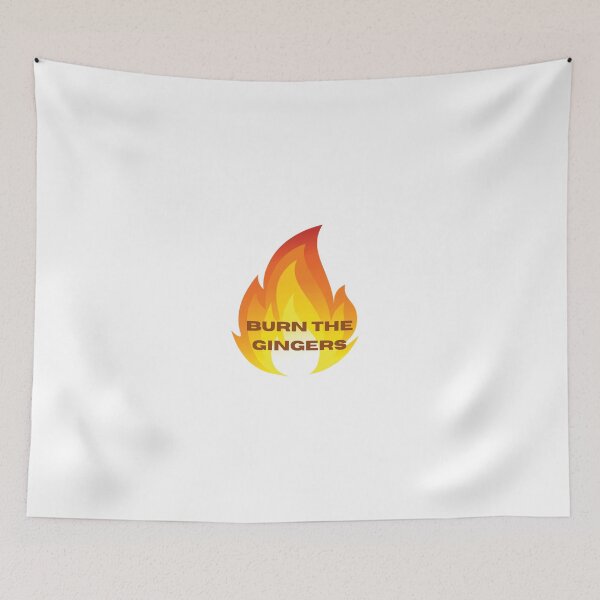 Item preview, Burn The Gingers Funny Sticker designed and sold by For-The-Fans.