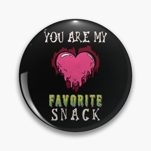Item preview, You Are My Favorite Snack Emo Heart Edgy designed and sold by MadeTearfully.