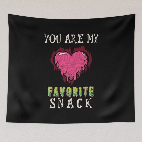 Item preview, You Are My Favorite Snack Emo Heart Edgy designed and sold by MadeTearfully.