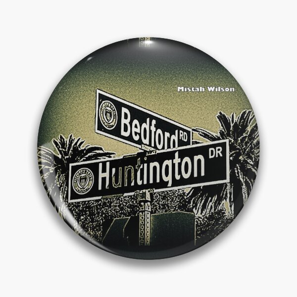 Item preview, Bedford Road & Huntington Drive, San Marino, California designed and sold by The Street Sign Store.