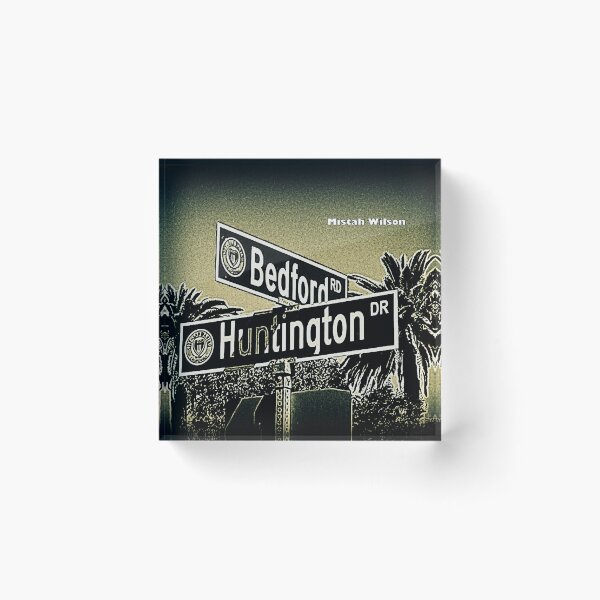 Item preview, Bedford Road & Huntington Drive, San Marino, California designed and sold by The Street Sign Store.