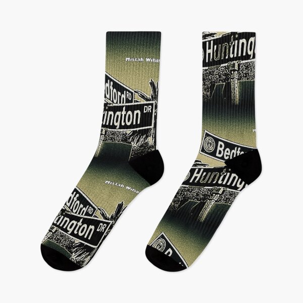 Item preview, Bedford Road & Huntington Drive, San Marino, California designed and sold by The Street Sign Store.