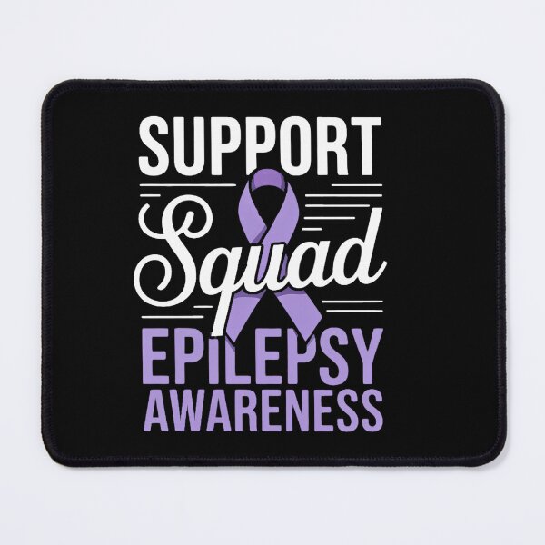 Item preview, Epilepsy Warrior Support Squad Support Epilepsy Awareness designed and sold by HellD3vil-Art.