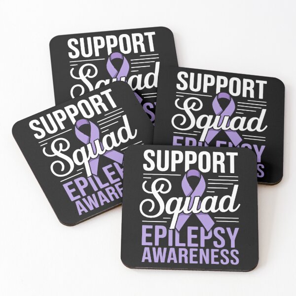 Item preview, Epilepsy Warrior Support Squad Support Epilepsy Awareness designed and sold by HellD3vil-Art.
