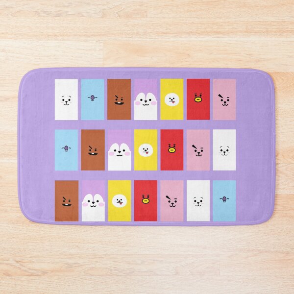 Item preview, Kpop BTS BT21 faces all member characters designed and sold by M4ch4Moch1Design.