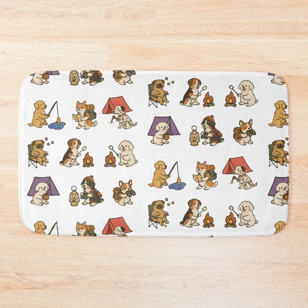Item preview, Camping Dogs Friends Outdoor Adventure Squad designed and sold by Fikuall.