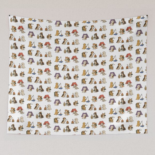 Item preview, Camping Dogs Friends Outdoor Adventure Squad designed and sold by Fikuall.