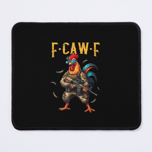 Item preview, F-Caw-F Camo Chicken Tactical Rooster Military Funny Fcawf designed and sold by Juansustait.