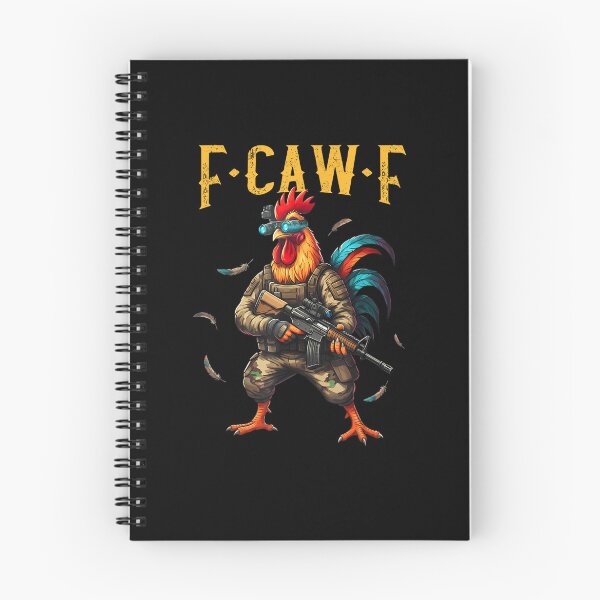 Item preview, F-Caw-F Camo Chicken Tactical Rooster Military Funny Fcawf designed and sold by Juansustait.