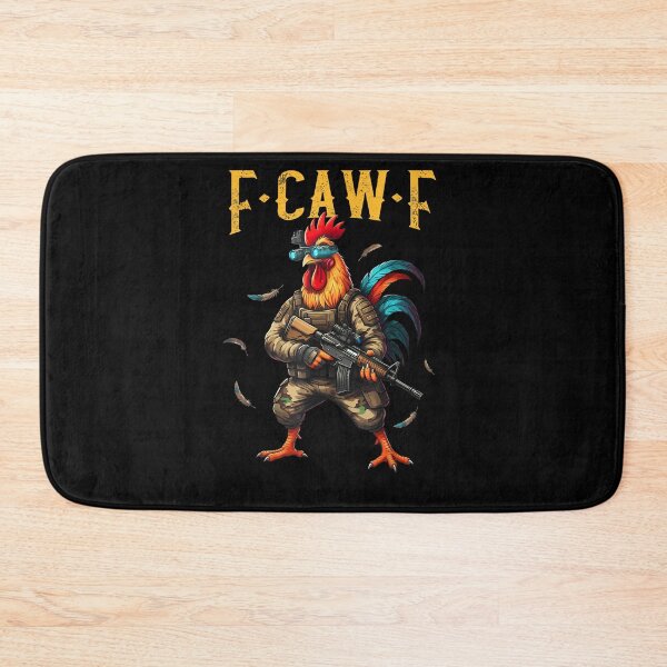 Item preview, F-Caw-F Camo Chicken Tactical Rooster Military Funny Fcawf designed and sold by Juansustait.