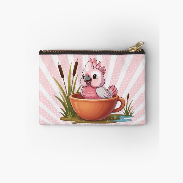 Item preview, Cute Pink Galah in Mug – Australiana Bird Art  designed and sold by MvuuStudio.