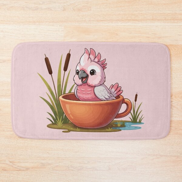 Item preview, Cute Pink Galah in Mug – Australiana Bird Art  designed and sold by MvuuStudio.