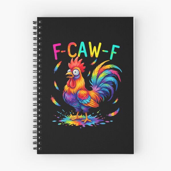 Item preview, F-Caw-F Funny Chicken Tie Dye Shocked Humor Rooster Quote designed and sold by Juansustait.