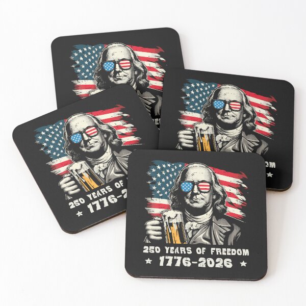 Item preview, 250 Years Freedom Ben Franklin 250Th Anniversary Usa Dad Men T-Shirt designed and sold by krotkrot.