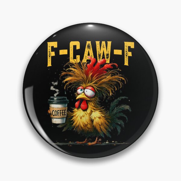 Item preview, F-Caw-F Funny Gifts idea for Work Humor Rooster Coffee  designed and sold by Juansustait.