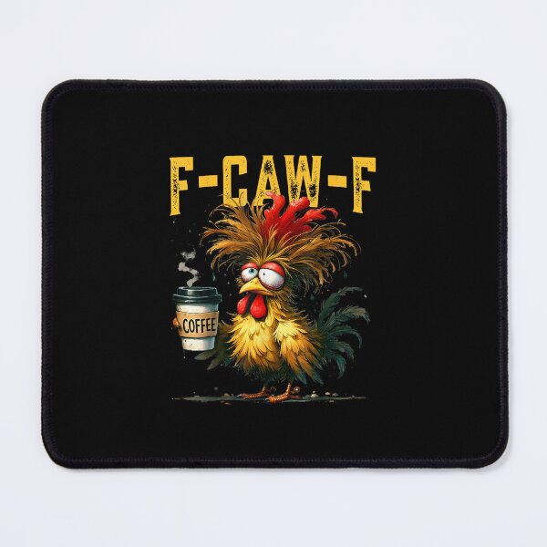 Item preview, F-Caw-F Funny Gifts idea for Work Humor Rooster Coffee  designed and sold by Juansustait.