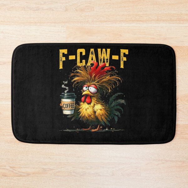 Item preview, F-Caw-F Funny Gifts idea for Work Humor Rooster Coffee  designed and sold by Juansustait.