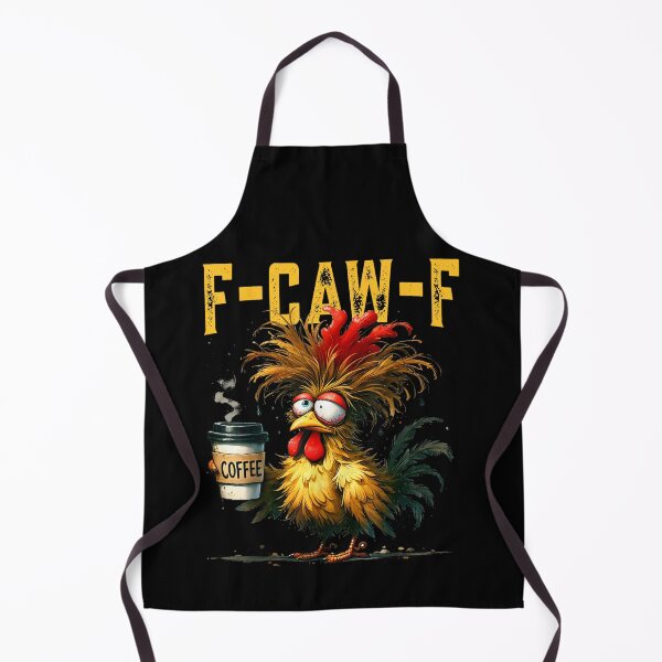 Item preview, F-Caw-F Funny Gifts idea for Work Humor Rooster Coffee  designed and sold by Juansustait.