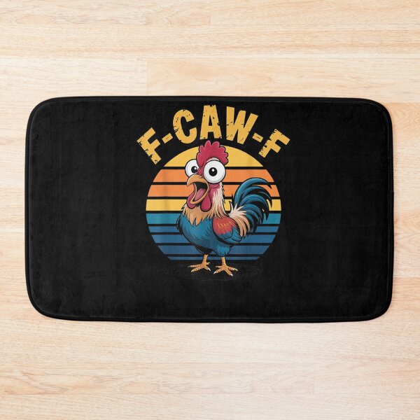 Item preview, Funny F-Awk-F Chicken F-Caw-F Rooster Pun Retro  designed and sold by Juansustait.