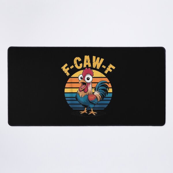 Item preview, Funny F-Awk-F Chicken F-Caw-F Rooster Pun Retro  designed and sold by Juansustait.