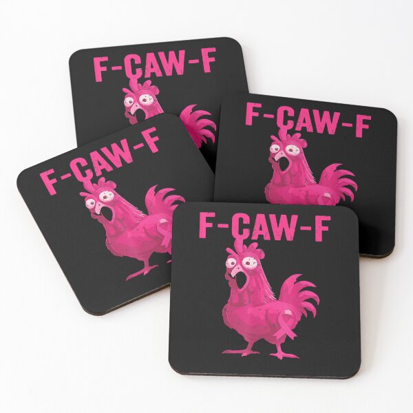 Item preview, Funny Pink Rooster F-CAW-F Breast Cancer Awareness Tee designed and sold by Juansustait.