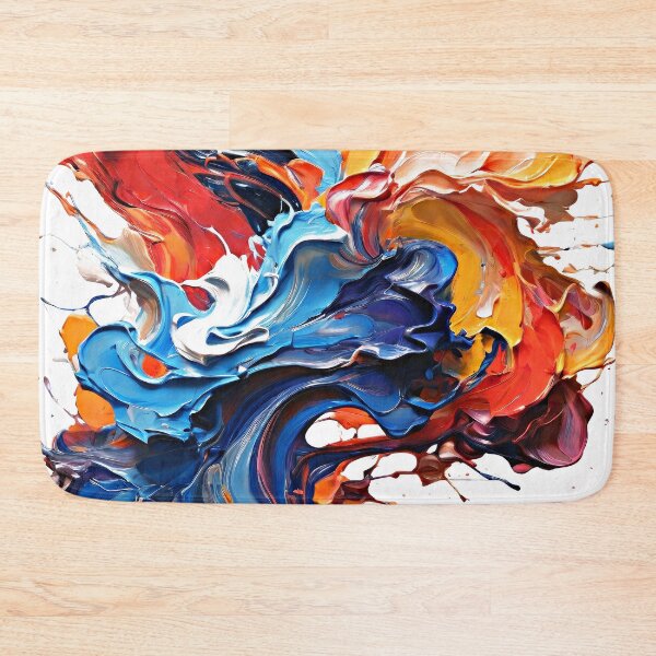 Item preview, Colorful Explosion Of Paint With Splatter Contemporary Abstract designed and sold by DEC02.