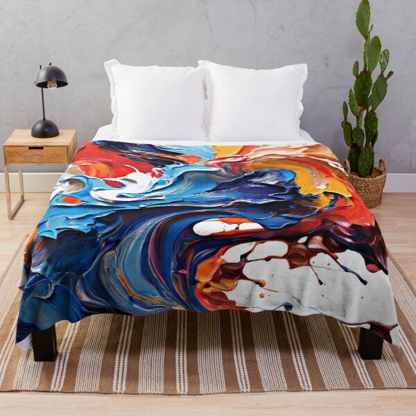 Item preview, Colorful Explosion Of Paint With Splatter Contemporary Abstract designed and sold by DEC02.