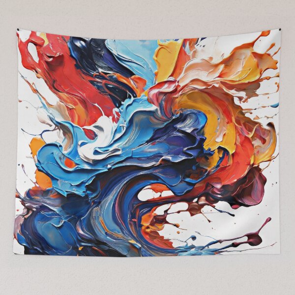 Item preview, Colorful Explosion Of Paint With Splatter Contemporary Abstract designed and sold by DEC02.