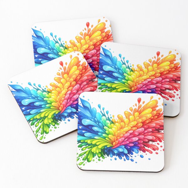 Item preview, Vibrant Rainbow Splash Explosion designed and sold by StormVape.