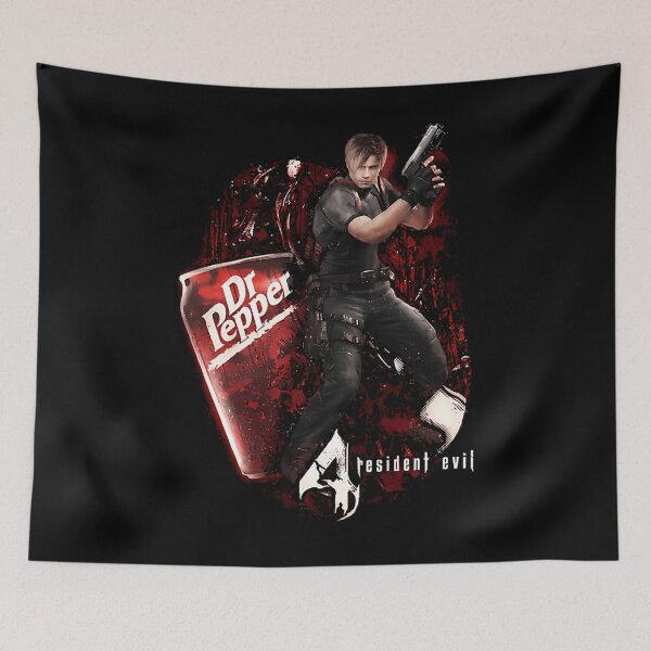 Item preview, The Resident Evil Leon Dr. Pepper Collaboration Gamer Unisex Streetwear Menswear Womenswear For Fans designed and sold by SelfShop.