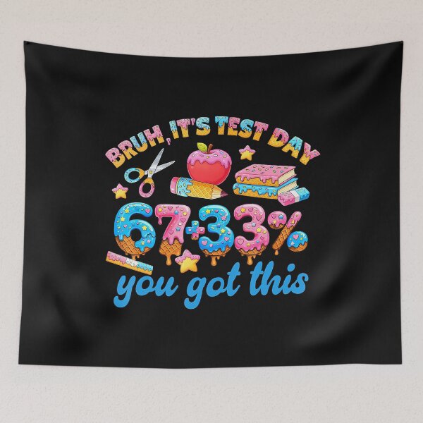 Item preview, Bruh 67 33 Test Day Meme designed and sold by yartyartyart.