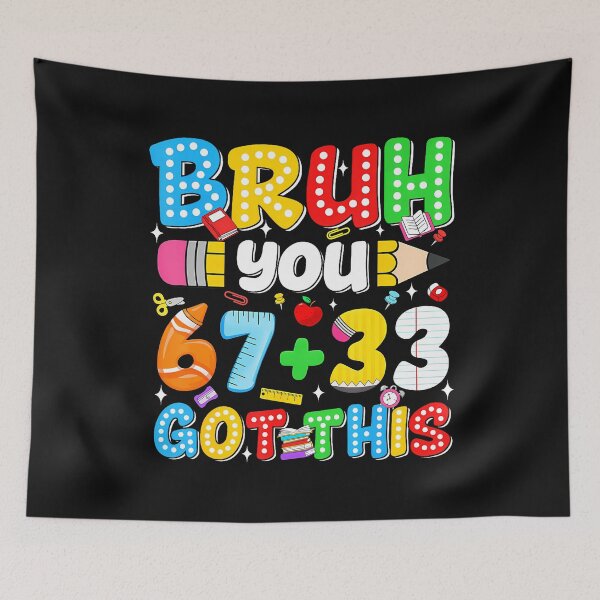 Item preview, Bruh 67 33 Math Test Meme designed and sold by yartyartyart.