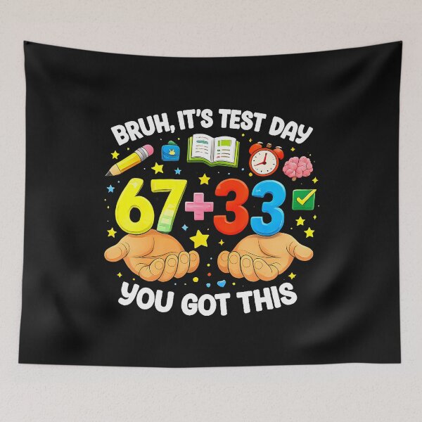Item preview, Bruh 67 33 Test Day Meme designed and sold by yartyartyart.