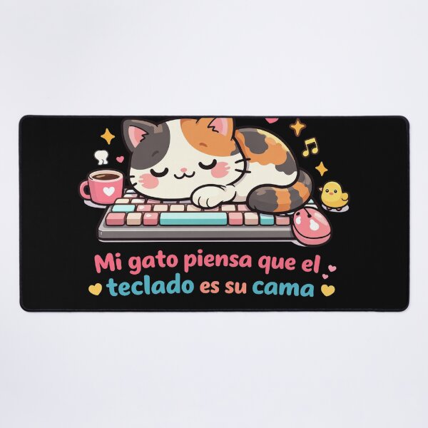 Item preview, My cat thinks the keyboard is his bed designed and sold by EsenciaZen.