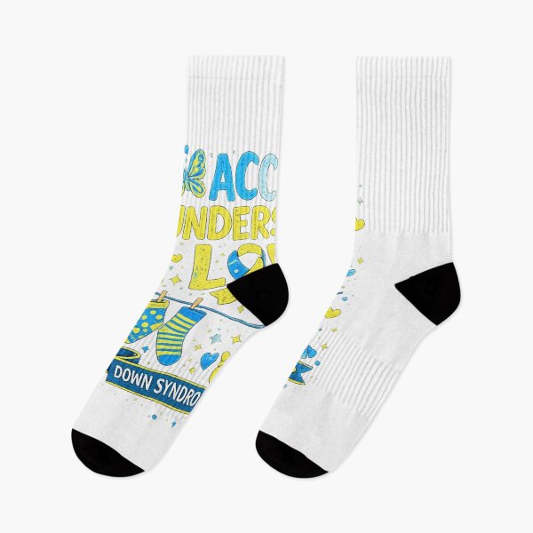 Item preview, Down Syndrome Awareness T-Shirt, Accept Understand Love, Blue Yellow Support Shirt designed and sold by PrintSquad.