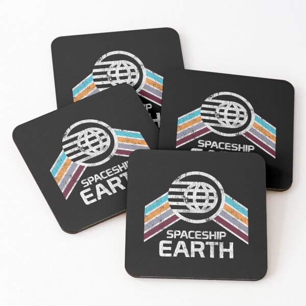 Item preview, Spaceship Earth Logo In Distressed Style designed and sold by SelfShop.