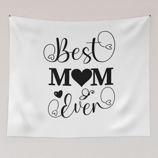 Item preview, Best Mom Ever Cute Typography Design designed and sold by CozyMomDesigns.