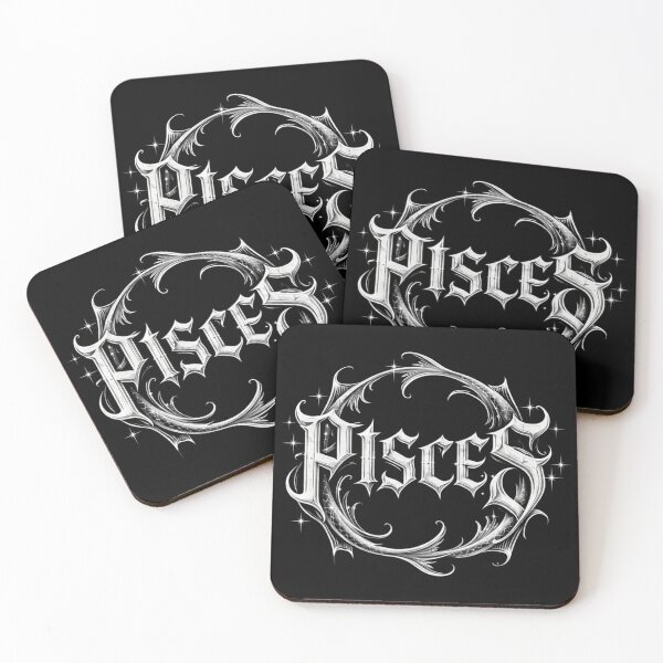 Item preview, Gothic Pisces Zodiac designed and sold by printedartgoods.