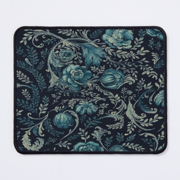 Item preview, Drawing of victorian dark blue rose elegance designed and sold by NivyasArtistry.