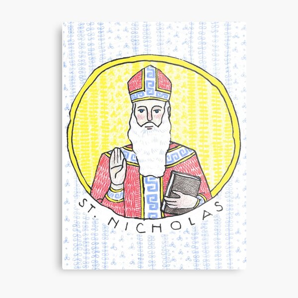St. Nicholas of Myra Metal Print