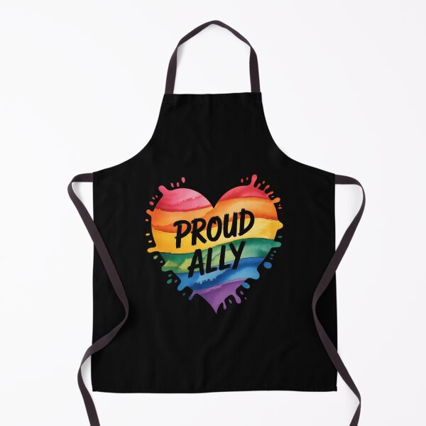 Item preview, Proud Ally LGBTQ+ Pride month LGBT Flag Proud Ally designed and sold by HellD3vil-Art.