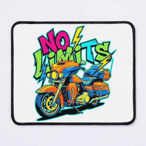 Item preview, Modern Classic Motorcycle Art with No Limits Life Quote designed and sold by Tong4130.