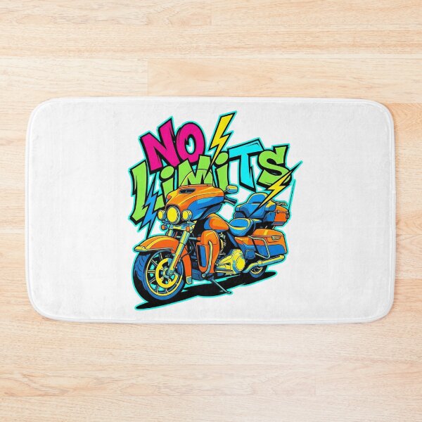 Item preview, Modern Classic Motorcycle Art with No Limits Life Quote designed and sold by Tong4130.