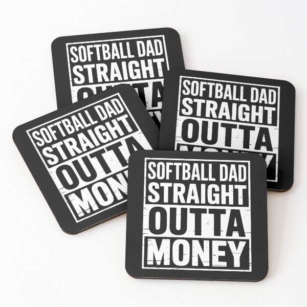 Item preview, Softball Dad Straight Outta Money Pitch  designed and sold by HellD3vil-Art.
